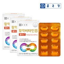 종근당 활력 비타민B 플러스(8중 복합기능성), 단품/단품, 3개