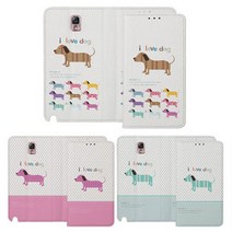 에코스킨 아이러브독 월렛 휴대폰케이스 갤럭시J5 2016(J510)
