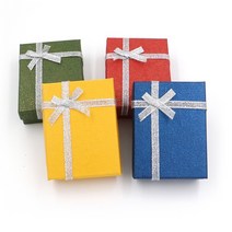 [후야몰]선물용/리본박스/1팩4개/브로치/악세사리용박스/프랑스자수/당일배송, 리본박스-1팩4개