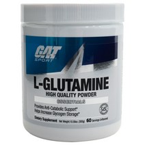 GATSPORTS L-글루타민 하이 퀄리티 파우더 에센셜 무설탕, 1개, 300g