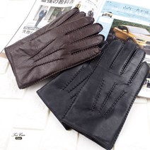 토스칸 남성 사슴가죽장갑 deer skin 남성장갑 스마트폰장갑 터치장갑 털장갑