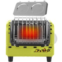 나비아 NEW NGH-1200 캠핑난로 낚시 가스히터 12시간, NGH-1200 (그린) + 열차단판, 1개