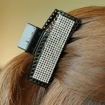 164_큐빅네모 헤어핀 머리핀