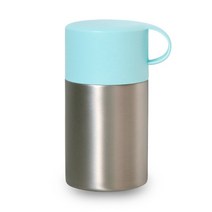 코하루 파스텔 스텐 보온죽통 600ml 학생 수능 죽통 도시락, 블루