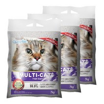 클럼플러스 멀티캣 7kg 4포 고양이 모래