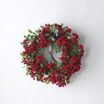 인테홀릭 겨울인테리어 리스, 레드베리 리스