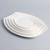 각테두리 직타원_5호/접시/카페접시/케이터링/부페