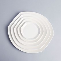 각테두리 정타원_4호/접시/카페접시/케이터링/부페