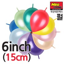 피플스파티 꼬리풍선 6인치(15cm) 펄 타이룬 100개, 골드, 1개