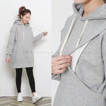 겨울엔 기모 후드 수유원피스 임부복