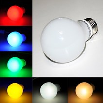 루미앤 LED COLOR BALL 칼라전구 LED색전구 컬러램프, 청색
