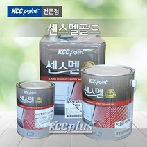 KCC 센스멜골드 3.78L 에나멜페인트 목재 및 철재 유광 무광 외부용 내부용, 적색(유광)