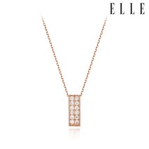 [엘르주얼리] 여성용더블라인목걸이 ELBRNN006