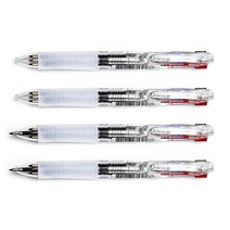 문화 0.7mm 3색 볼펜 X 3개 멜티펜 3색볼펜 고급볼펜 사무용 학생용 메모용 볼펜 준비물 학용품 사무실 판촉용 증정품, 3색 볼펜 3개