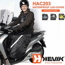 HEVIK 헤빅 올시즌 방수 레그커버 (스쿠터워머) HAC203, 블랙