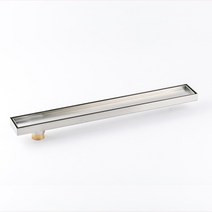 도무스 트랜치 육가 M타입 타일삽입형 사이드형 (600 800 1000mm) 역류방지 냄새차단 욕실 배수구트랩 유가, 1개
