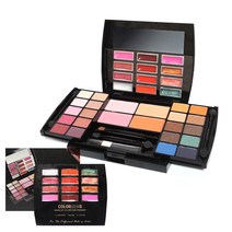 칼라뉴스 36색 메이크업세트 아이섀도 블러셔 립스틱, 36색 메이크업 키트, 1개