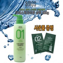 아모스 건성두피용 퓨어 스마트 샴푸 500ml 수분케어, 1개