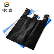 패킹올 특대형소형 검정비닐봉투, 40L, 70매