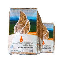 네이처스플레임 우드펠릿 30포(15kg x 30) 펠렛연료 펠렛
