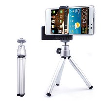 [스카이몰] 2단 스마트폰미니삼각대 실버