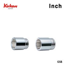 Koken 코켄 코겐 3/4SQ 6각 12각 핸드소켓 복스알 인치, 6각 3-1/8인치
