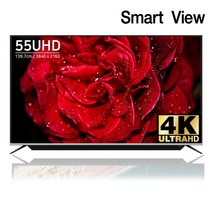 스마트뷰 J55SB 4K UHD TV 사운드바 내장, 출장 방문설치, 스탠드형 (기사방문설치)