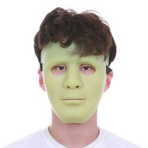 얼굴 가면 할로윈 파티 무도회 밀리터리 남자 형광, 단품, 단품