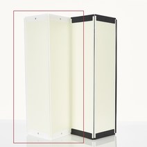 블라인드할인몰 와이드광폭 칼라홀딩도어, F-1. 와이드광폭 아이보리+부속 화이트