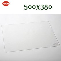 아톰 500x380mm 투명고무판/클리어매트/데스크매트/탁상매트/탁상깔판 중