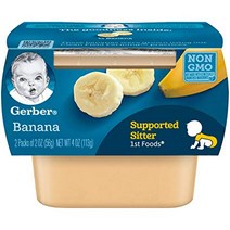 거버 어린이 액상 식품 56g 2개입, 바나나(Banana), 1개