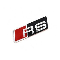 아우디 SLINE 핸들 튜닝 스티커 엠블럼 RS로고, S라인(블랙)