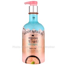 온더바디 밸먼 스파 히말라야 핑크솔트 담은 스크럽 바디워시 400ml, 400g, 1개