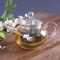 원형 유리 차주전자 티포트 250ml, 단일옵션, 본상품선택