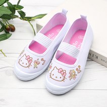 헬로키티 여아용 핑키 면 실내화