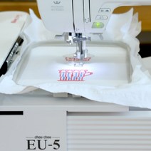 미싱스토리 레인보우 (MS-200) 재봉틀, 자수키트 EU-5 전용  자수 프레임 라지