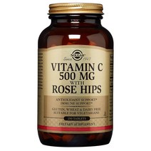 솔가 비타민 C 500mg 로즈 힙 포함 타블렛 무설탕 글루텐 프리, 250개입, 1개, 250정