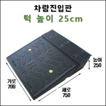 경사로X진입판 차량진입판 10cm(카업 100) 경사로 자동차 주차장 차량 턱받침 제작