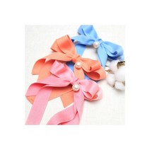 리본소녀 헤어핀 (DIY-DA910)-엔소엔, 그린 [레시피포함]
