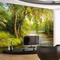 프렌체 맞춤제작 30가지 나무관련디자인 UV프린팅 포인트벽지, 디자인27