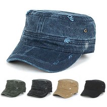 WY 빅사이즈 빈티지코튼 군모 볼캡 모자