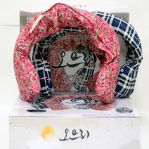 오므리 바른자세교정기 체크네이비, 1개
