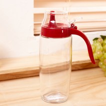 생활용품 다성원터치오일병 500ml-레드 밀폐용기/양념통/소스통/조미료병/소스용기
