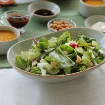 여울 타원샐러드볼 파스타접시 다용도볼 1P, 샐러드볼1P, 1개