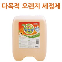 다목적 오렌지 세정제 20L 찌든때제거, 1개