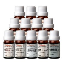 새로핸즈 천연 에센스 아로마오일 10ml 17종택1 라벤더/티트리/파인/페퍼민트, 15. 로즈우드