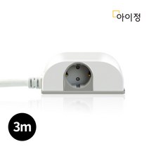 현대일렉트릭 방수방진 멀티탭 2구 3M