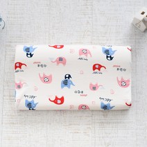 홈메이드 메모리폼 베개 라텍스 경추 목베개 13종, 엘리펀트-커버만, 1개