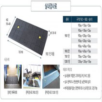 카업 차진입판 900 * 350 *100 (앙카볼트 포함) 점포진입판 상가진입판 휠체어