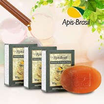 [루키스토어] Apis-Brasil 아피스브라질 그린 프로폴리스 비누 95g 3개 - I190326, 본상품선택, 1